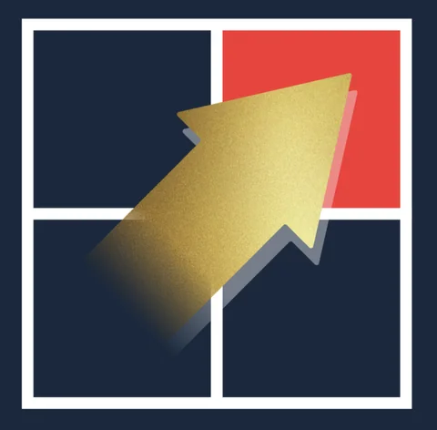 Org Topologies logo: an arrow elevating from Delivering to Driving
